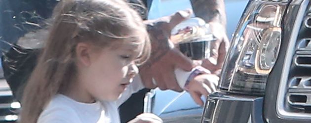 David Beckham und Harper Seven Beckham David Beckham und Harper Seven Beckham