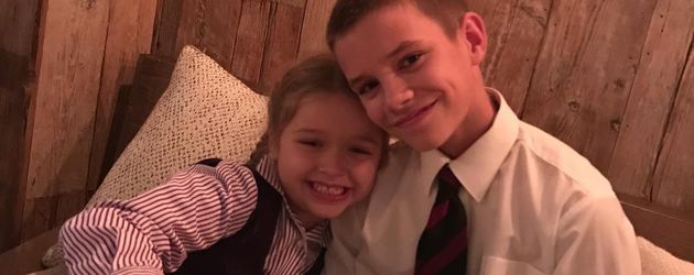 Harper Seven und Romeo Beckham Harper Seven und Romeo Beckham