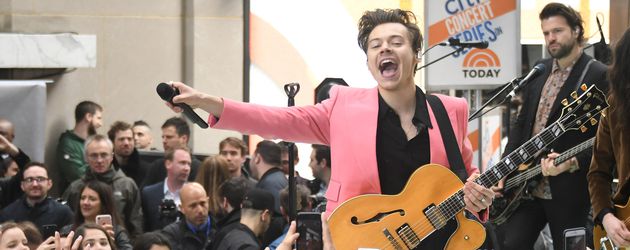 Harry Styles performt in New York, Mai 2017 Harry Styles performt in New York, Mai 2017