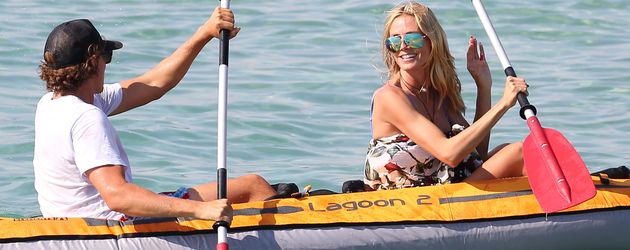 Heidi Klum und Vito Schnabel beim Kanufahren Saint-Tropez Heidi Klum und Vito Schnabel beim Kanufahren Saint-Tropez