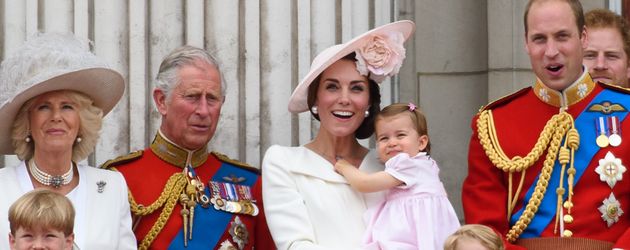 Herzogin Kate, Prinz William, George und Charlotte Herzogin Kate, Prinz William, George und Charlotte