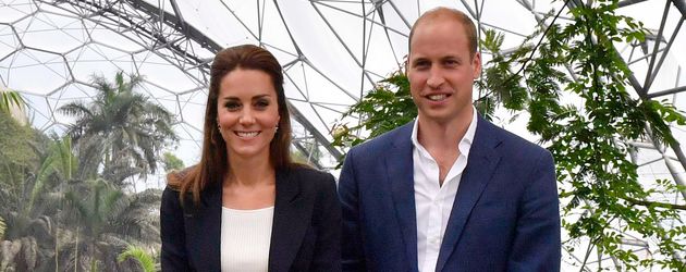 Herzogin Kate und Prinz William in St. Austell, UK beim Eden Project Herzogin Kate und Prinz William in St. Austell, UK beim Eden Project