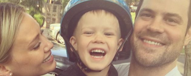 Schauspielerin Hilary Duff mit Sohn Luca und ihrem Ex-Mann Mike Comrie Schauspielerin Hilary Duff mit Sohn Luca und ihrem Ex-Mann Mike Comrie