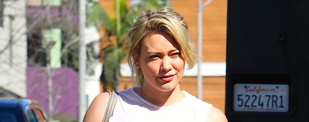 Hilary Duff nach einem Workout Hilary Duff nach einem Workout