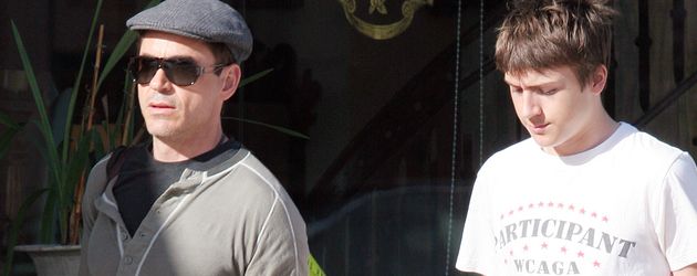 Robert Downey Junior und Indio Downey Robert Downey Junior und Indio Downey