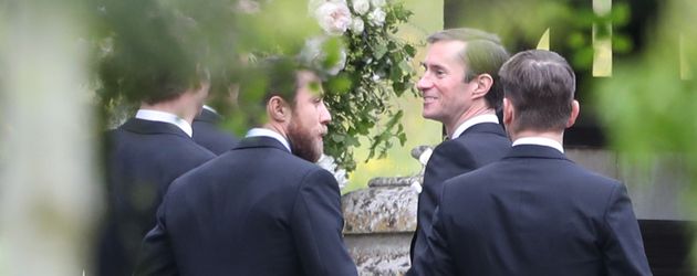 James Middleton und James Matthews bei Pippas Hochzeit James Middleton und James Matthews bei Pippas Hochzeit