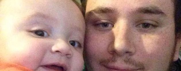 Jason Reimann mit Sohn Kealan Ray Bradley Jason Reimann mit Sohn Kealan Ray Bradley