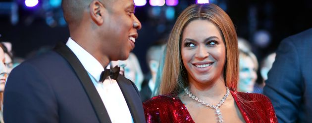 Jay-Z und Beyoncé bei den Grammys 2017 Jay-Z und Beyoncé bei den Grammys 2017