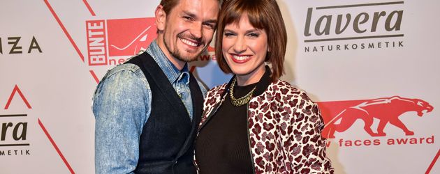 Jens Ackermann und Isabell Horn beim "Bunte New Faces"-Award in Berlin Jens Ackermann und Isabell Horn beim "Bunte New Faces"-Award in Berlin