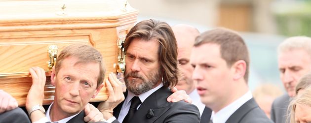 Jim Carrey bei der Beerdigung seiner Ex-Freundin Cathriona White Jim Carrey bei der Beerdigung seiner Ex-Freundin Cathriona White