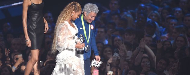 Jimmy Fallon und Beyoncé bei den MTV VMAs 2016 Jimmy Fallon und Beyoncé bei den MTV VMAs 2016