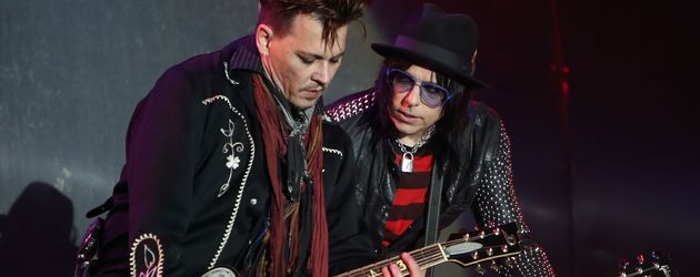 Johnny Depp und Joe Perry bei "Rock in Rio Lisboa" Johnny Depp und Joe Perry bei "Rock in Rio Lisboa"