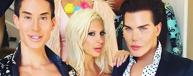 Justin Jedlica, Angelique "Frenchy" Morgan und Rodrigo Alves Justin Jedlica, Angelique "Frenchy" Morgan und Rodrigo Alves