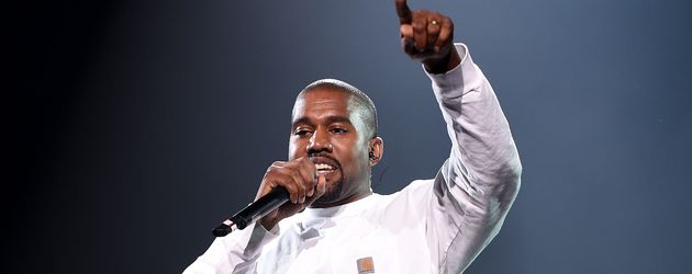 Kanye West auf einem Konzert in New York Kanye West auf einem Konzert in New York