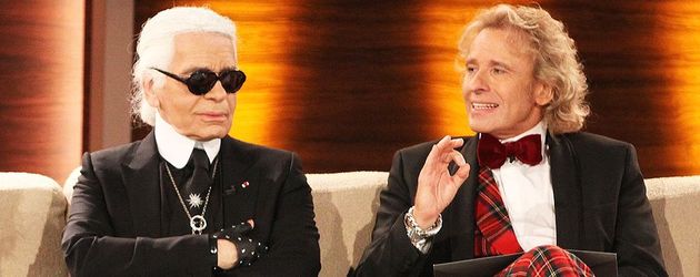 Thomas Gottschalk und Karl Lagerfeld Thomas Gottschalk und Karl Lagerfeld