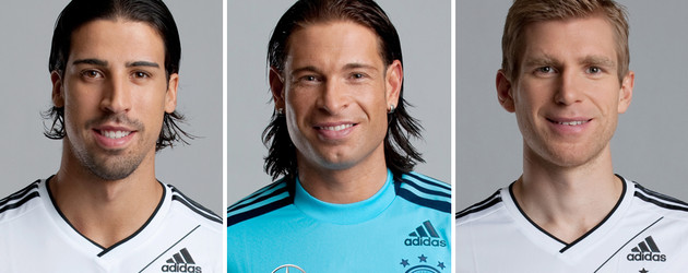 Mats Hummels, Sami Khedira, Mesut Özil, Tim Wiese und EM 2012 Mats Hummels, Sami Khedira, Mesut Özil, Tim Wiese und EM 2012