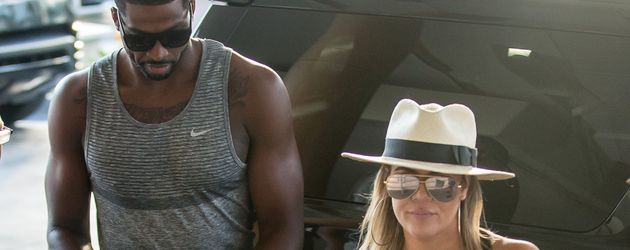 Tristan Thompson und Khloe Kardashian in Miami Tristan Thompson und Khloe Kardashian in Miami