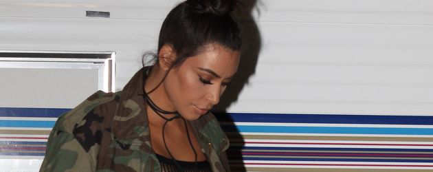 Kim Kardashian auf dem Weg zum OUE Skyspace Event in L.A Kim Kardashian auf dem Weg zum OUE Skyspace Event in L.A