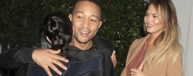 Kim Kardashian, Chrissy Teigen und John Legend Kim Kardashian, Chrissy Teigen und John Legend