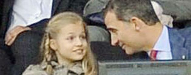 Prinz Felipe von Spanien und Prinzessin Leonor von Spanien Prinz Felipe von Spanien und Prinzessin Leonor von Spanien