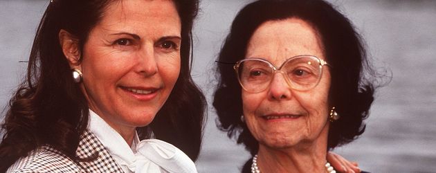 Königin Silvia und ihre Mutter Alice Sommerlath im Jahr 1991 Königin Silvia und ihre Mutter Alice Sommerlath im Jahr 1991