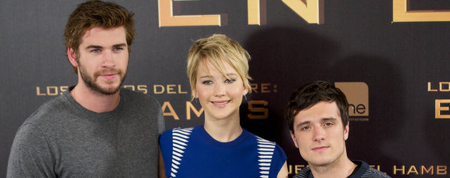 Liam Hemsworth, Jennifer Lawrence und Josh Hutcherson Liam Hemsworth, Jennifer Lawrence und Josh Hutcherson