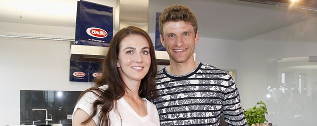 Lisa und Thomas Müller bei der Präsentation ihrer "Barilla"-Kampagne Lisa und Thomas Müller bei der Präsentation ihrer "Barilla"-Kampagne