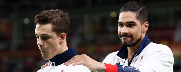 Brian Bevan und Louis Smith (r.) Brian Bevan und Louis Smith (r.)