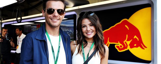 Louis Tomlinson und Danielle Campbell beim Formel-1-Rennen in Monaco Louis Tomlinson und Danielle Campbell beim Formel-1-Rennen in Monaco