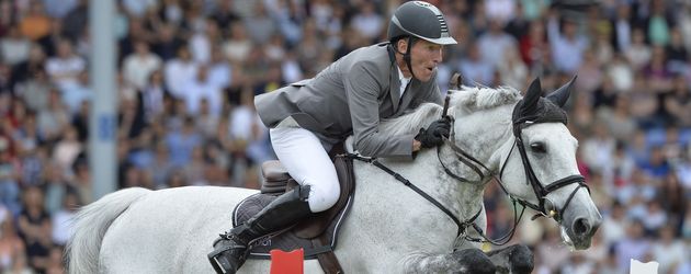 Ludger Beerbaum auf Chiara beim Rolex Grand Prix Springreitturnier in Aachen 2016 Ludger Beerbaum auf Chiara beim Rolex Grand Prix Springreitturnier in Aachen 2016