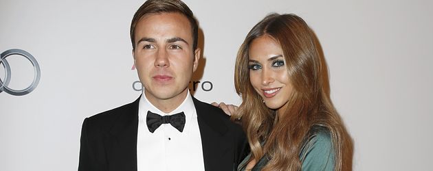 Mario Götze und Ann-Kathrin Brömmel bei der "Audi Night 2016" in Kitzbühel Mario Götze und Ann-Kathrin Brömmel bei der "Audi Night 2016" in Kitzbühel
