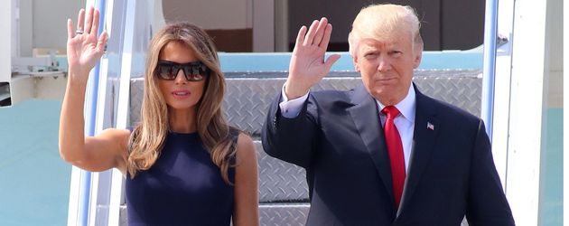 Melania Trump und Donald Trump in Hamburg Melania Trump und Donald Trump in Hamburg