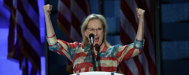 Meryl Streep hält Rede beim Parteitag der Demokraten in Philadelphia Meryl Streep hält Rede beim Parteitag der Demokraten in Philadelphia