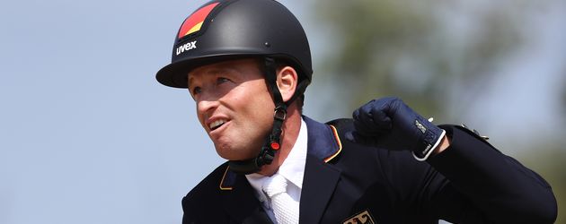 Reiter Michael Jung und Pferd Sam in Rio 2016 Reiter Michael Jung und Pferd Sam in Rio 2016