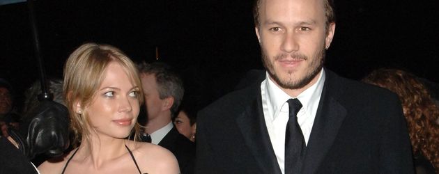 Schauspieler Michelle Williams und Heath Ledger 2006 in London Schauspieler Michelle Williams und Heath Ledger 2006 in London