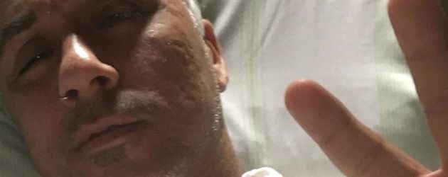 Mike Leon Grosch im Krankenhaus Mike Leon Grosch im Krankenhaus