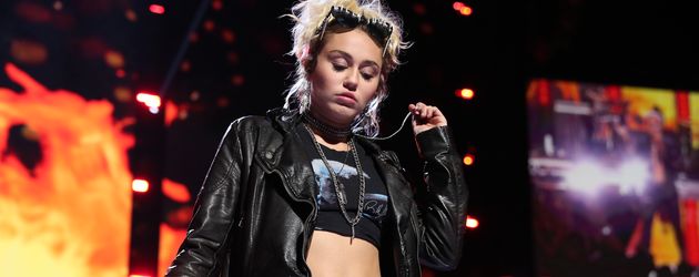 Miley Cyrus auf dem "iHeartRadio"-Musikfestival 2016 Miley Cyrus auf dem "iHeartRadio"-Musikfestival 2016
