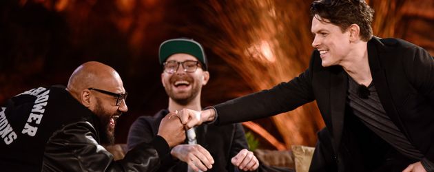 Moses Pelham, Mark Forster und Michael Patrick Kelly bei "Sing meinen Song" Moses Pelham, Mark Forster und Michael Patrick Kelly bei "Sing meinen Song"