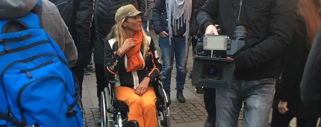 Nadja Abd el Farrag auf dem Weihnachtsmarkt in Hamburg 2016 Nadja Abd el Farrag auf dem Weihnachtsmarkt in Hamburg 2016