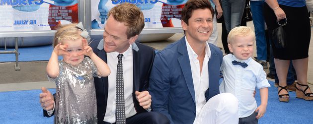 Neil Patrick Harris mit Familie in Kalifornien Neil Patrick Harris mit Familie in Kalifornien
