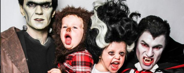 Neil Patrick Harris, Gideon, Harper Grace und David Burtka Neil Patrick Harris, Gideon, Harper Grace und David Burtka