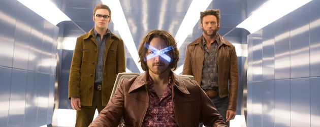 Hugh Jackman, Nicholas Hoult und James McAvoy Hugh Jackman, Nicholas Hoult und James McAvoy