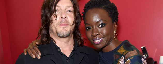 Norman Reedus und Danai Gurira bei der New York Comic Con 2016 Norman Reedus und Danai Gurira bei der New York Comic Con 2016