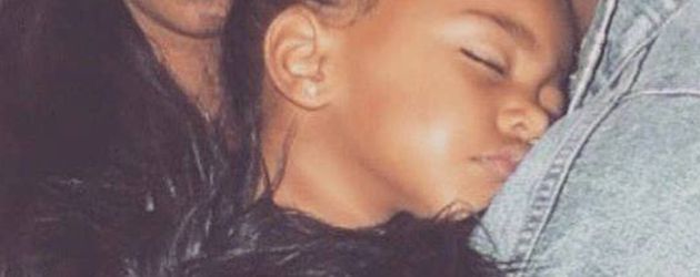 Kim Kardashian, Kanye West und North West Kim Kardashian, Kanye West und North West