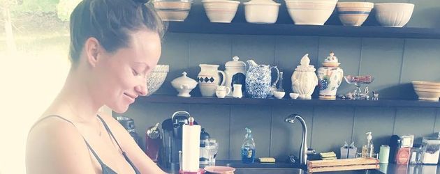 Olivia Wilde während ihrer zweiten Schwangerschaft im Juli 2016 Olivia Wilde während ihrer zweiten Schwangerschaft im Juli 2016