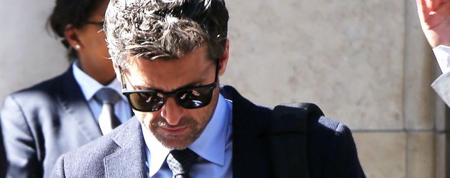 Patrick Dempsey vor einem Hotel in Paris Patrick Dempsey vor einem Hotel in Paris