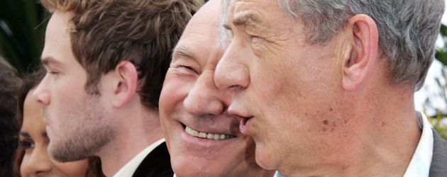 Patrick Stewart und Ian McKellen beim Cannes Film Festival 2006 Patrick Stewart und Ian McKellen beim Cannes Film Festival 2006