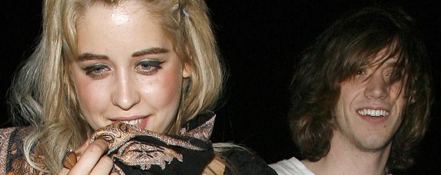 Peaches Geldof mit Max Drummey im Jahr 2008 Peaches Geldof mit Max Drummey im Jahr 2008