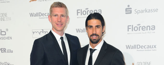 Sami Khedira und Per Mertesacker Sami Khedira und Per Mertesacker
