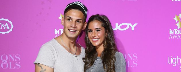 Pietro und Ehefrau Sarah Lombardi Pietro und Ehefrau Sarah Lombardi